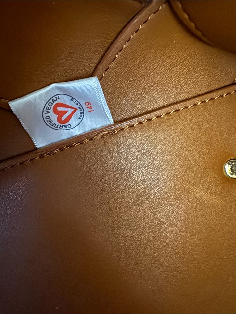 Woven Leather Top-Handle Tote in Tan - Picture 3 of 6